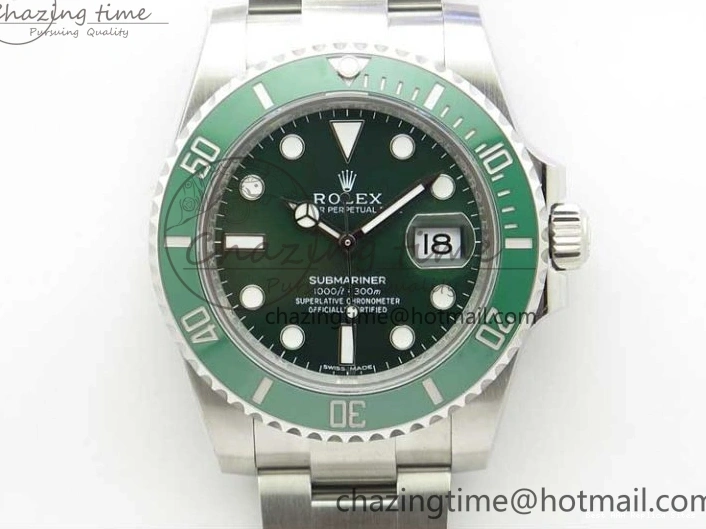 AAA Replica Watches Best Green LV Edition 2783 Bracelet and 1:1 Case Submariner 904L A2836 Ceramic TimelessDesign V Noob 116610 SS 0120